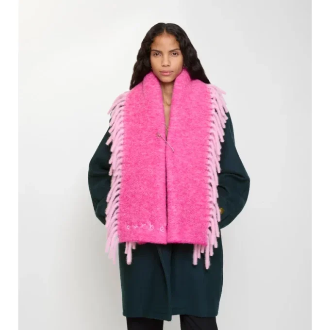 Alpaca Wool Blend Happy Scarf