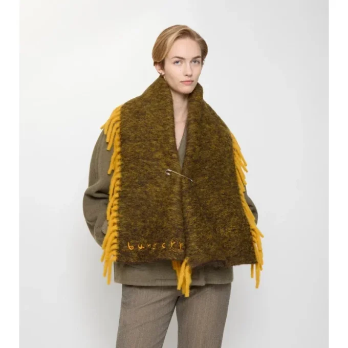 Alpaca Wool Blend Happy Scarf