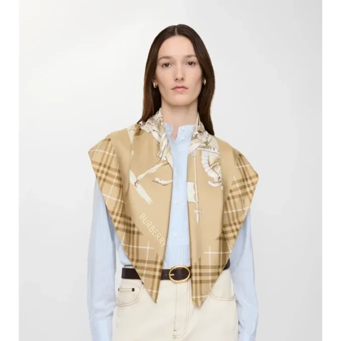 Archive Knight Silk Scarf