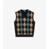 Argyle Wool Sweater Vest