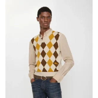 Argyle Wool Sweater Vest