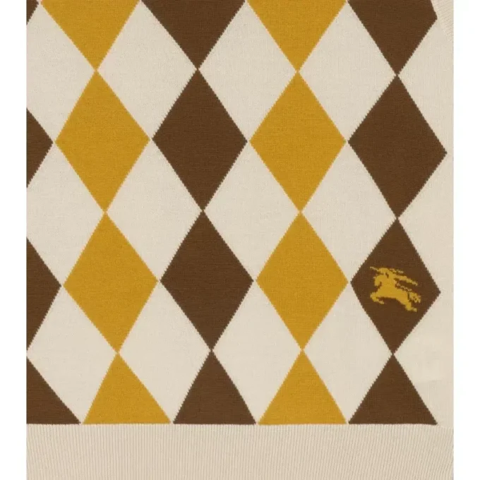 Argyle Wool Sweater Vest