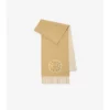 B Crest Cashmere Scarf