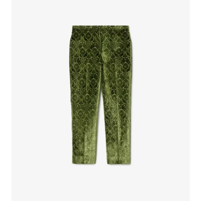 Baroque Velvet Tailored Trousers