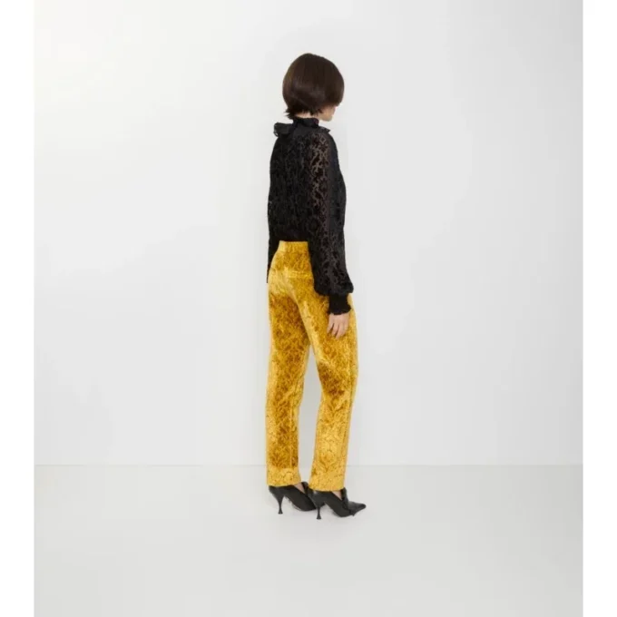 Baroque Velvet Tailored Trousers