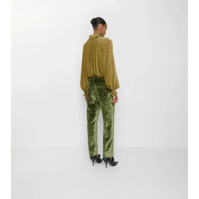 Baroque Velvet Tailored Trousers