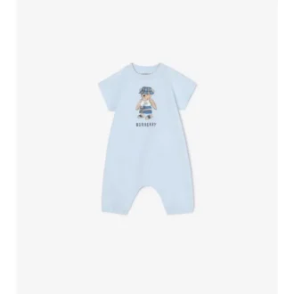 Beach Bear Cotton Playsuit