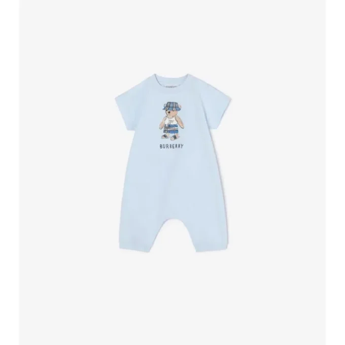 Beach Bear Cotton Playsuit