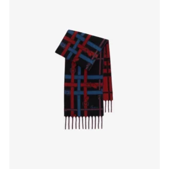 Belt Check Cashmere Scarf