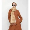 Belt Check Cashmere Scarf