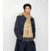 Belt Check Cashmere Scarf