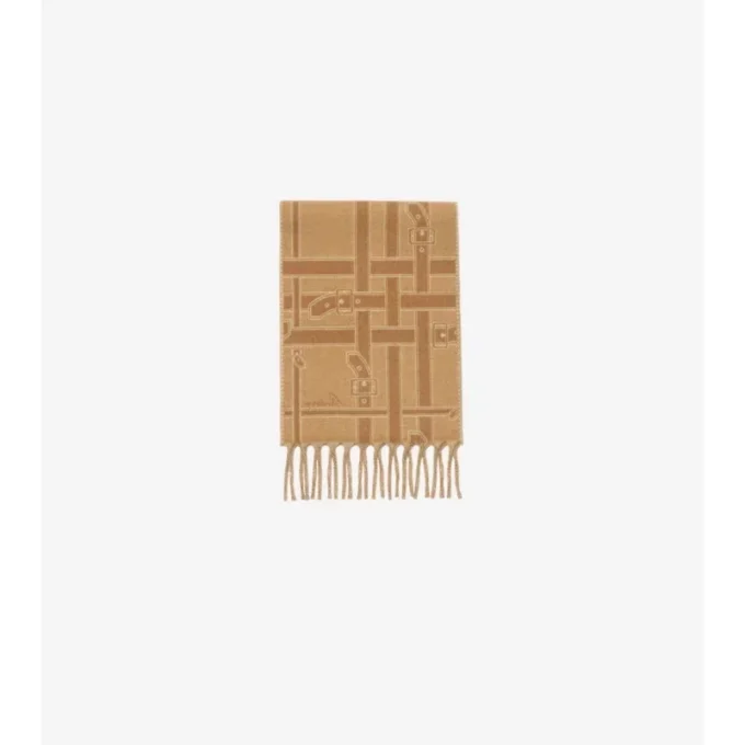 Belt Check Cashmere Scarf