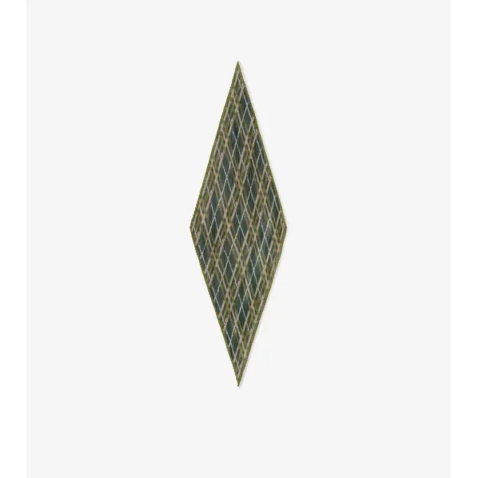 Belt Check Silk Chiffon Scarf