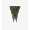 Belt Check Silk Chiffon Scarf