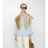 Belt Check Silk Scarf