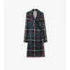 Belt Check Viscose Trench Dress