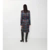 Belt Check Viscose Trench Dress