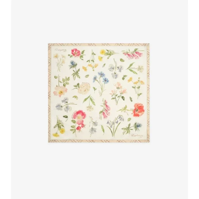Blooms of Britain Silk Scarf