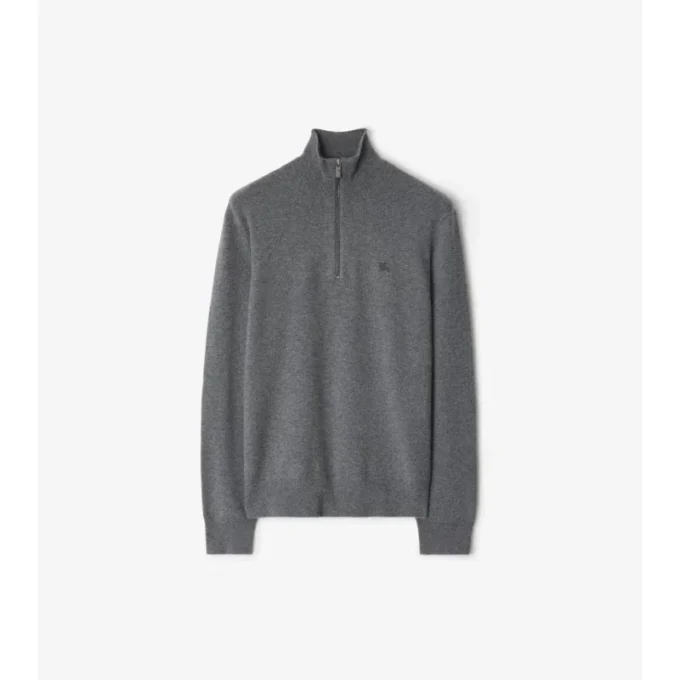 Cashmere Blend Half-Zip Sweater