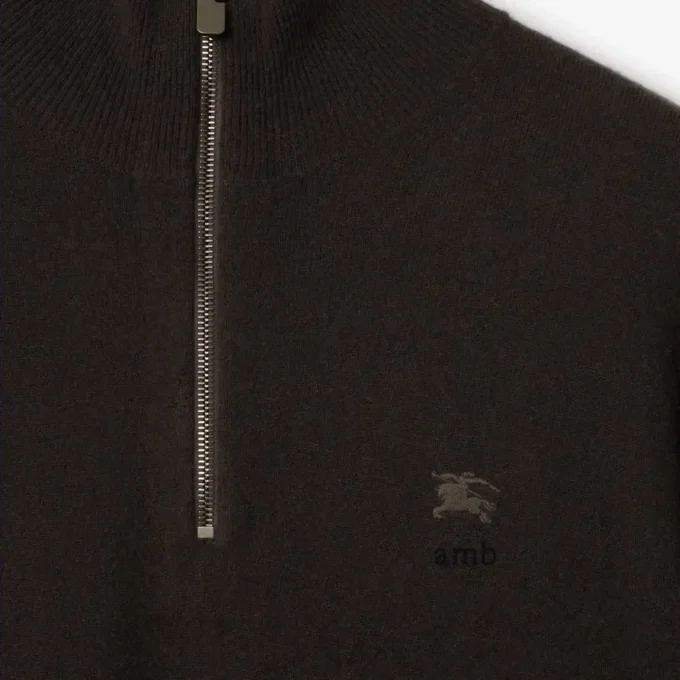 Cashmere Blend Half-Zip Sweater