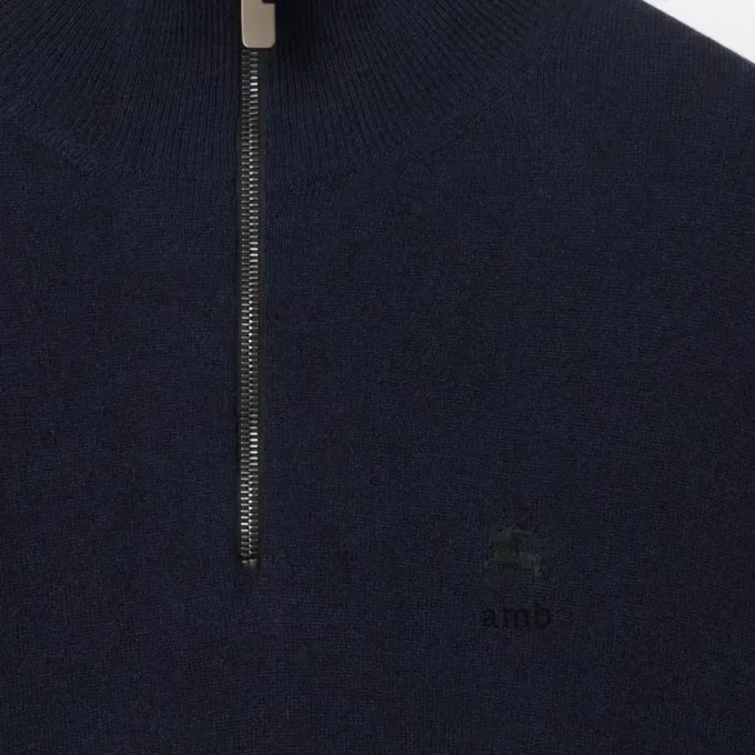 Cashmere Blend Half-Zip Sweater