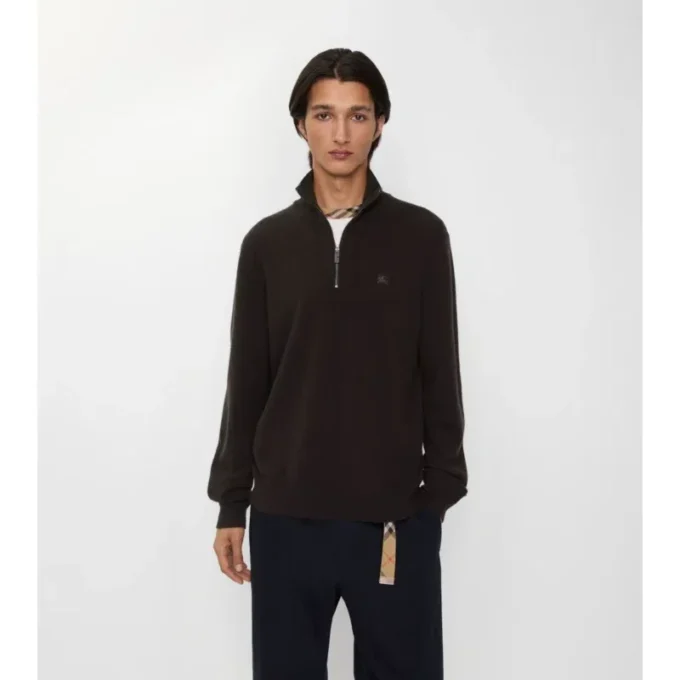 Cashmere Blend Half-Zip Sweater