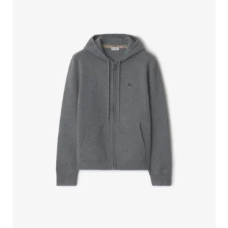Cashmere Blend Zip Hoodie