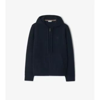 Cashmere Blend Zip Hoodie