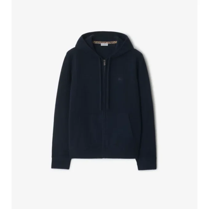 Cashmere Blend Zip Hoodie