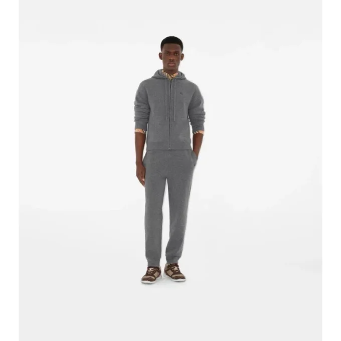 Cashmere Blend Zip Hoodie
