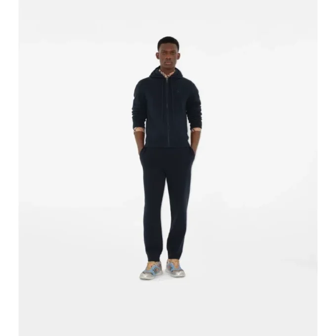Cashmere Blend Zip Hoodie