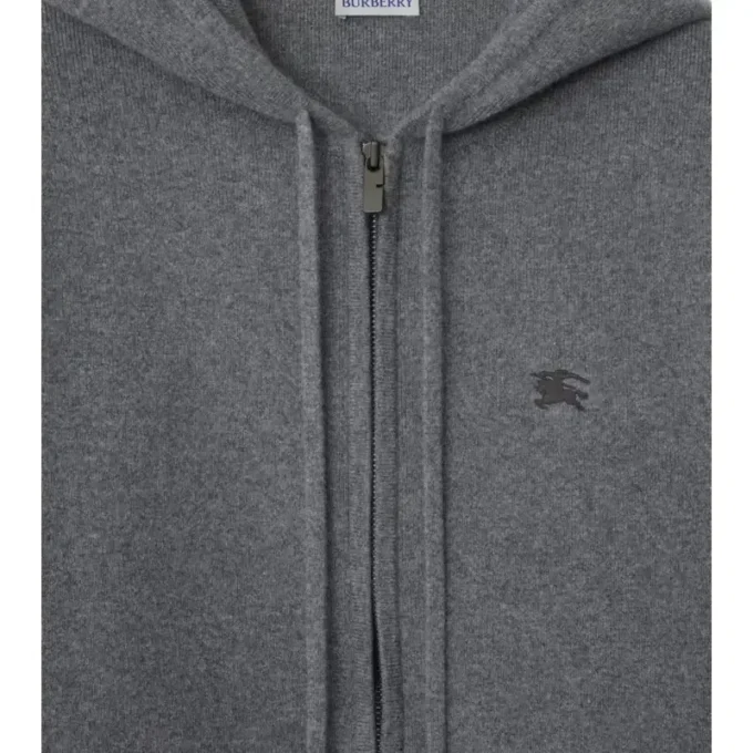 Cashmere Blend Zip Hoodie