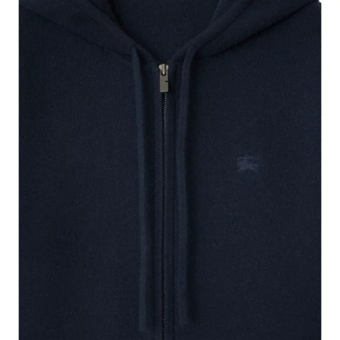 Cashmere Blend Zip Hoodie