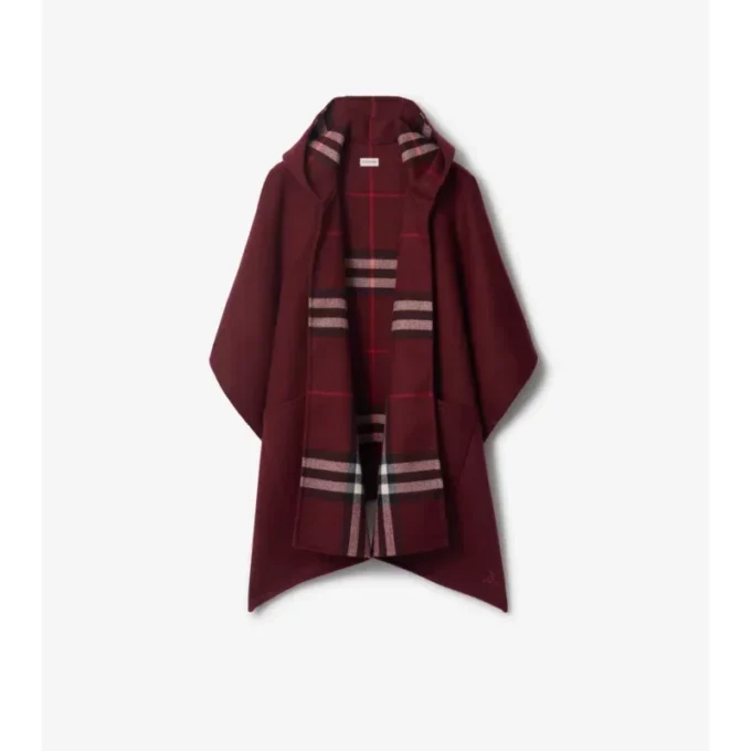 Cashmere Hooded Cape
