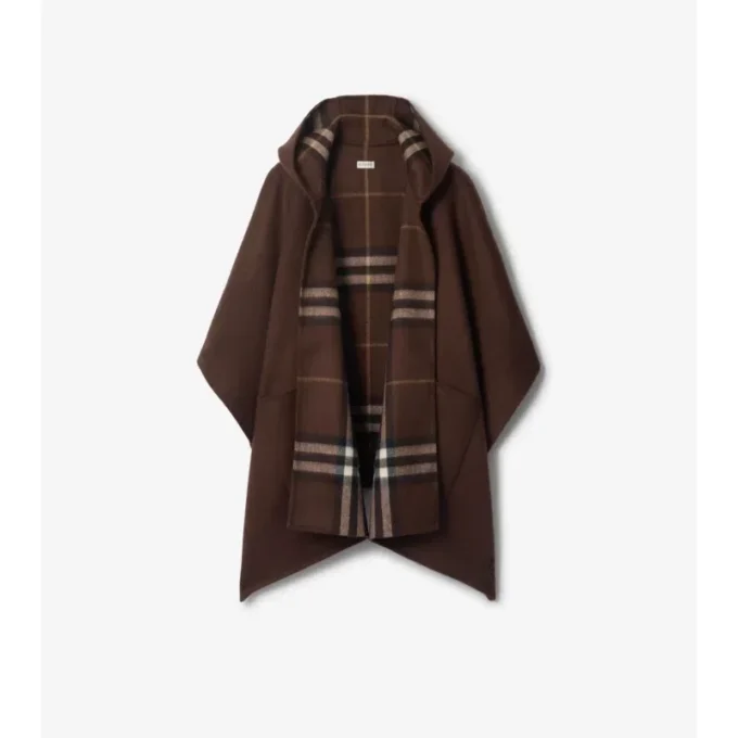 Cashmere Hooded Cape