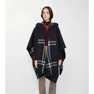 Cashmere Hooded Cape