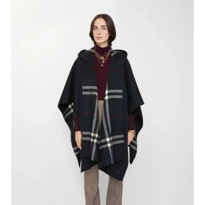 Cashmere Hooded Cape