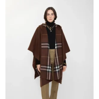 Cashmere Hooded Cape