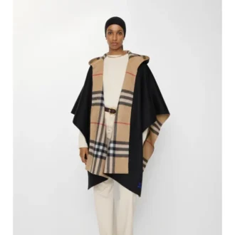 Cashmere Hooded Cape