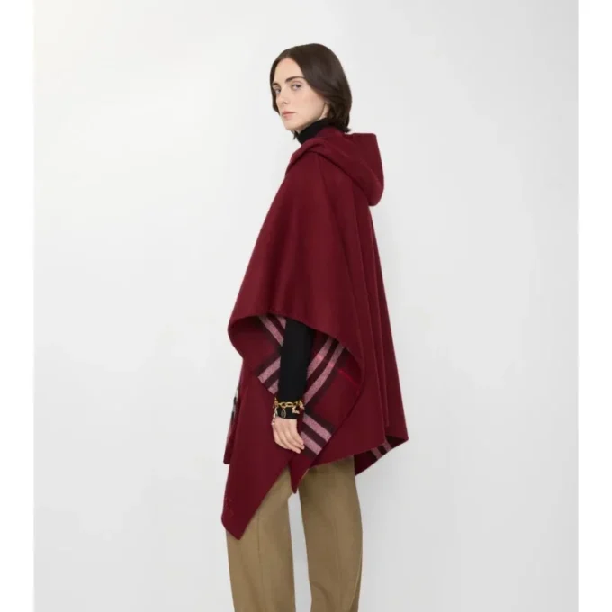 Cashmere Hooded Cape