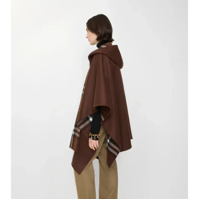 Cashmere Hooded Cape