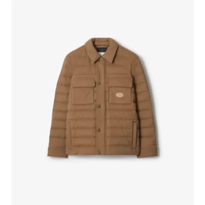 Cashmere Padded Overshirt