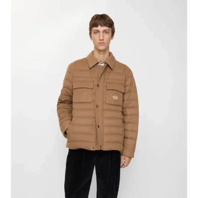 Cashmere Padded Overshirt