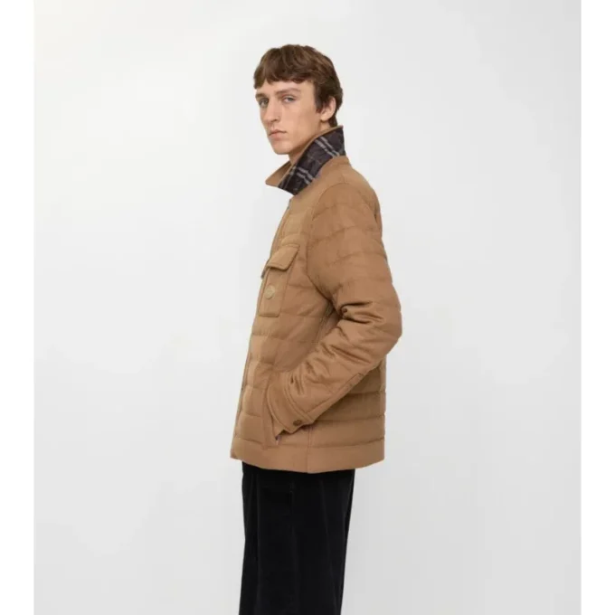 Cashmere Padded Overshirt