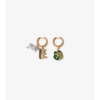 Charm Hoop Earrings 