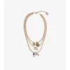 Charm Triple Layer Necklace 