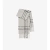 Check Alpaca Wool Blend Boucla Scarf