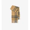 Check Alpaca Wool Blend Boucla Scarf