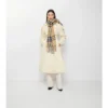 Check Alpaca Wool Blend Boucla Scarf