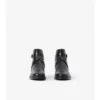 Check and Leather Boots